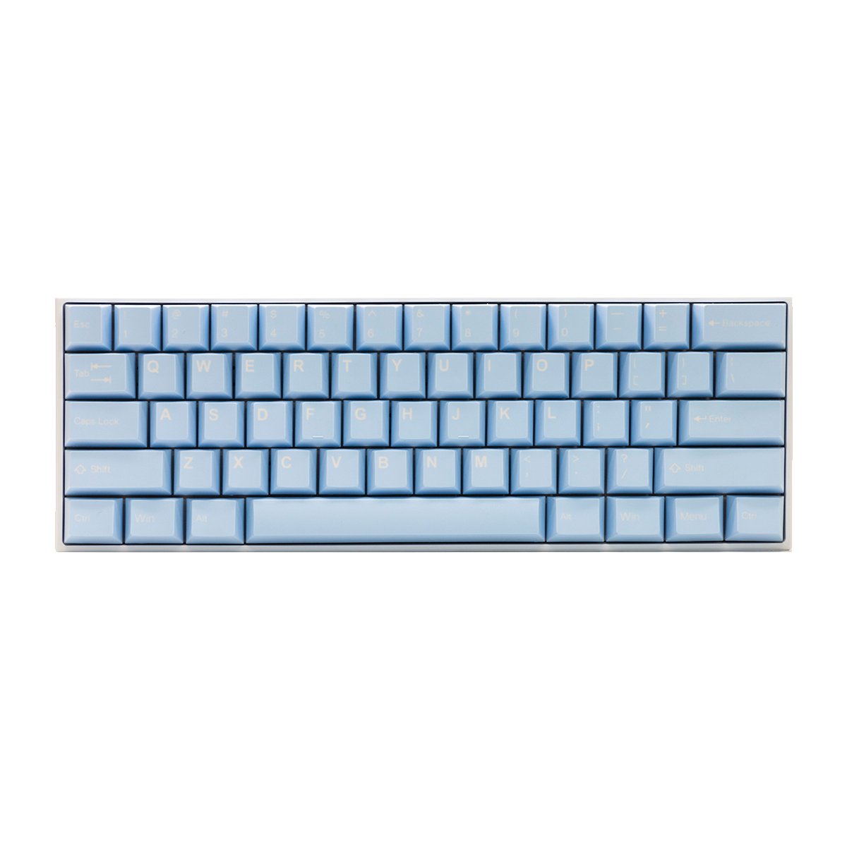 Tai - Hao - Blue Glacial Lake - Doubleshot ABS/Cubic Profile/150keys/(104+38 ADD ON+8 ISO UK)/Double Shot Keycap/1 Key Puller - Keycap Set - Tai - Hao - Zenox