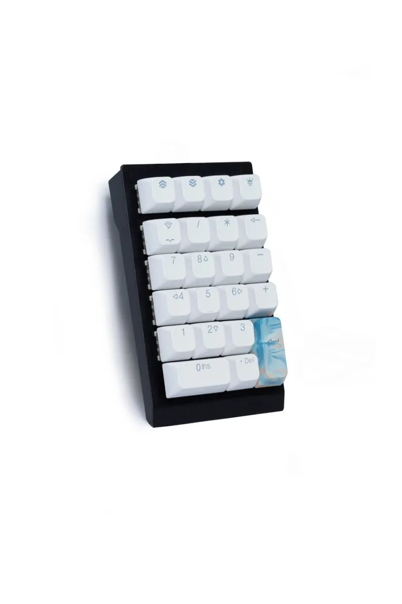 Tai - Hao - Coastal Blue - ANSI US+45 Add - on Keys/Backlit/149 Keycaps (Alice Layout )/1 Stainless Key Puller - Keycap Set - Tai - Hao - Zenox