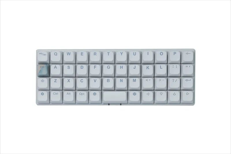 Tai - Hao - Coastal Blue - ANSI US+45 Add - on Keys/Backlit/149 Keycaps (Alice Layout )/1 Stainless Key Puller - Keycap Set - Tai - Hao - Zenox