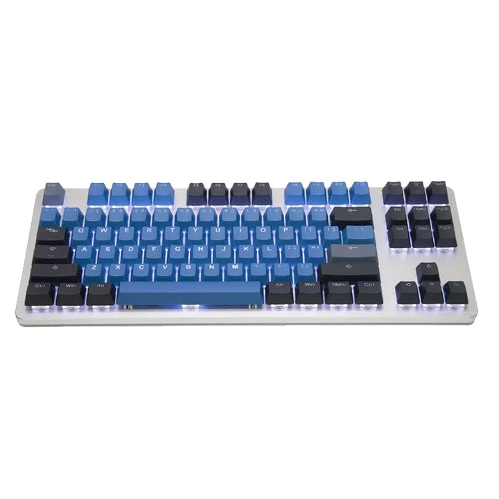 Tai - Hao - Deep Forest Blue - Doubleshot PBT/Backlit/104 +29 Add - On keys+8 ISO UK/141keys/Double Shot Keycap/2 Key Puller - Keycap Set - Tai - Hao - Zenox