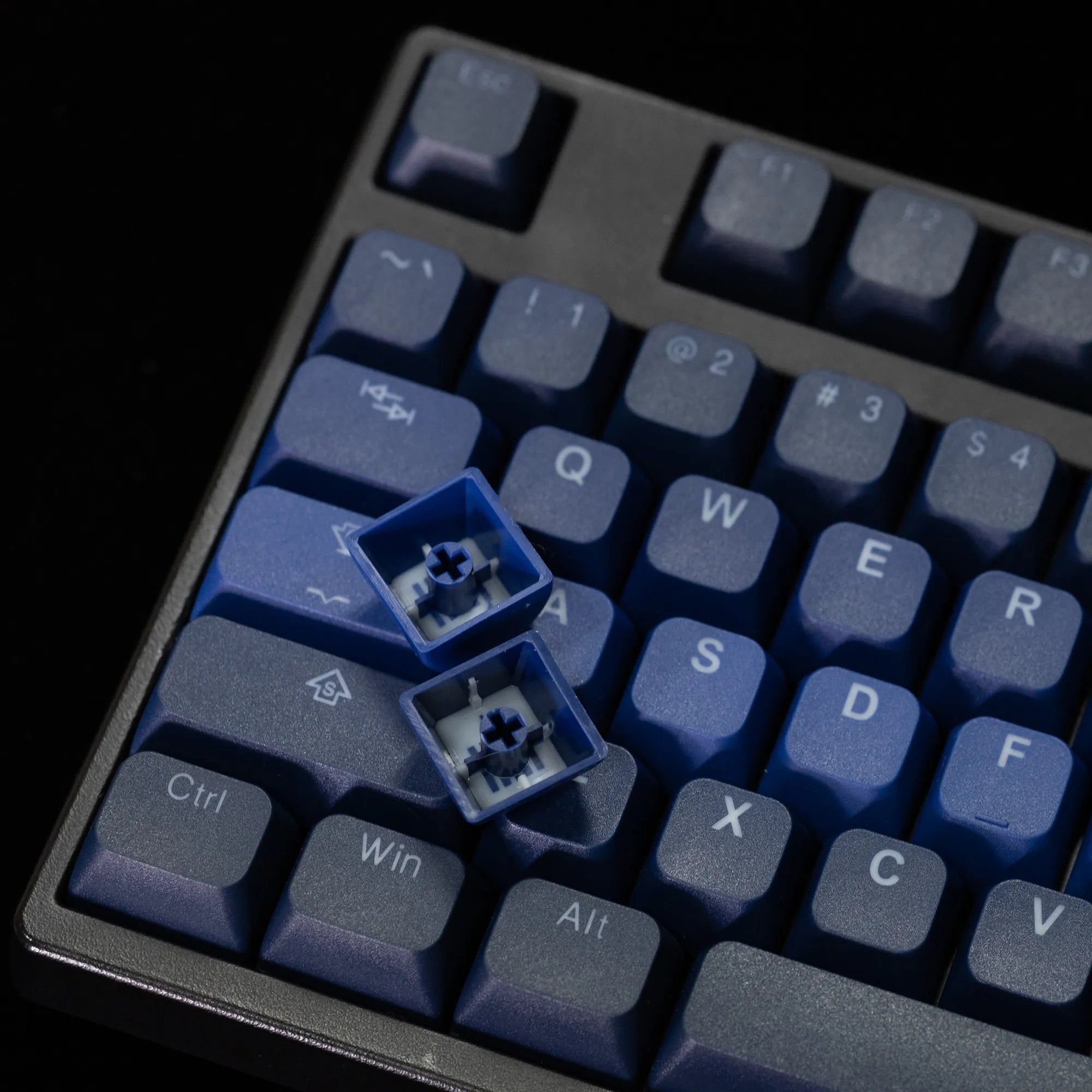 Tai - Hao - Deep Galaxy - ANSI US+45 Add - on Keys/Backlit/149 Keycaps (Alice Layout )/1 Stainless Key Puller - Keycap Set - Tai - Hao - Zenox