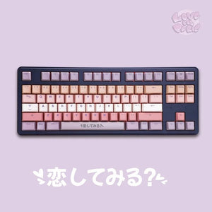 Tai - Hao - Love in Paris - Doubleshot PBT/Backlit/140 Keycaps/2 Keys Puller - Keycap Set - Tai - Hao - Zenox
