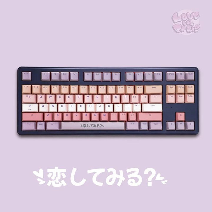 Tai - Hao - Love in Paris - Doubleshot PBT/Backlit/140 Keycaps/2 Keys Puller - Keycap Set - Tai - Hao - Zenox