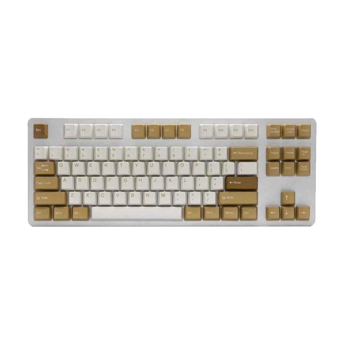 Tai - Hao - Vintage Camell - Doubleshot ABS/138keys/(104+26 ADD ON+ 8Key UK ISO)/Double Shot Keycap/1 Key Puller - Keycap Set - Tai - Hao - Zenox