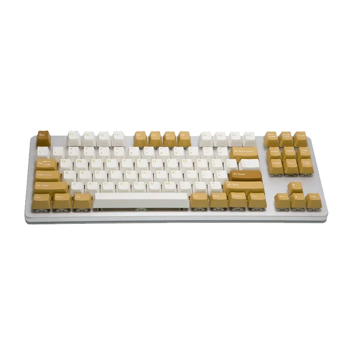 Tai - Hao - Vintage Camell - Doubleshot ABS/138keys/(104+26 ADD ON+ 8Key UK ISO)/Double Shot Keycap/1 Key Puller - Keycap Set - Tai - Hao - Zenox