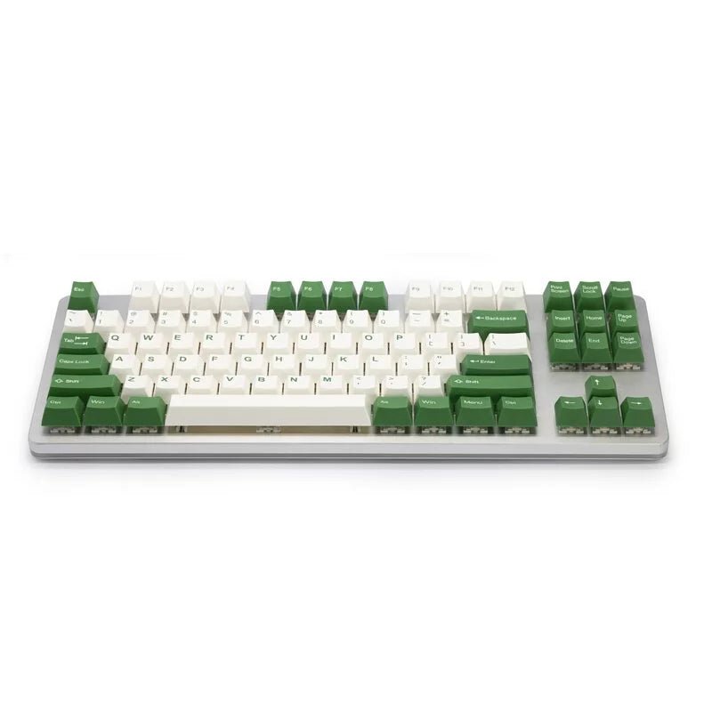 Tai - Hao - White+Green - 115 Keycaps/1 Key Puller - Keycap Set - Tai - Hao - Zenox