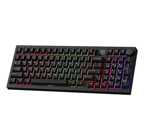 Tecware - Spectre RGB Mechanical Keyboard w/ LCD (Black) - Keyboard - Tecware - Zenox