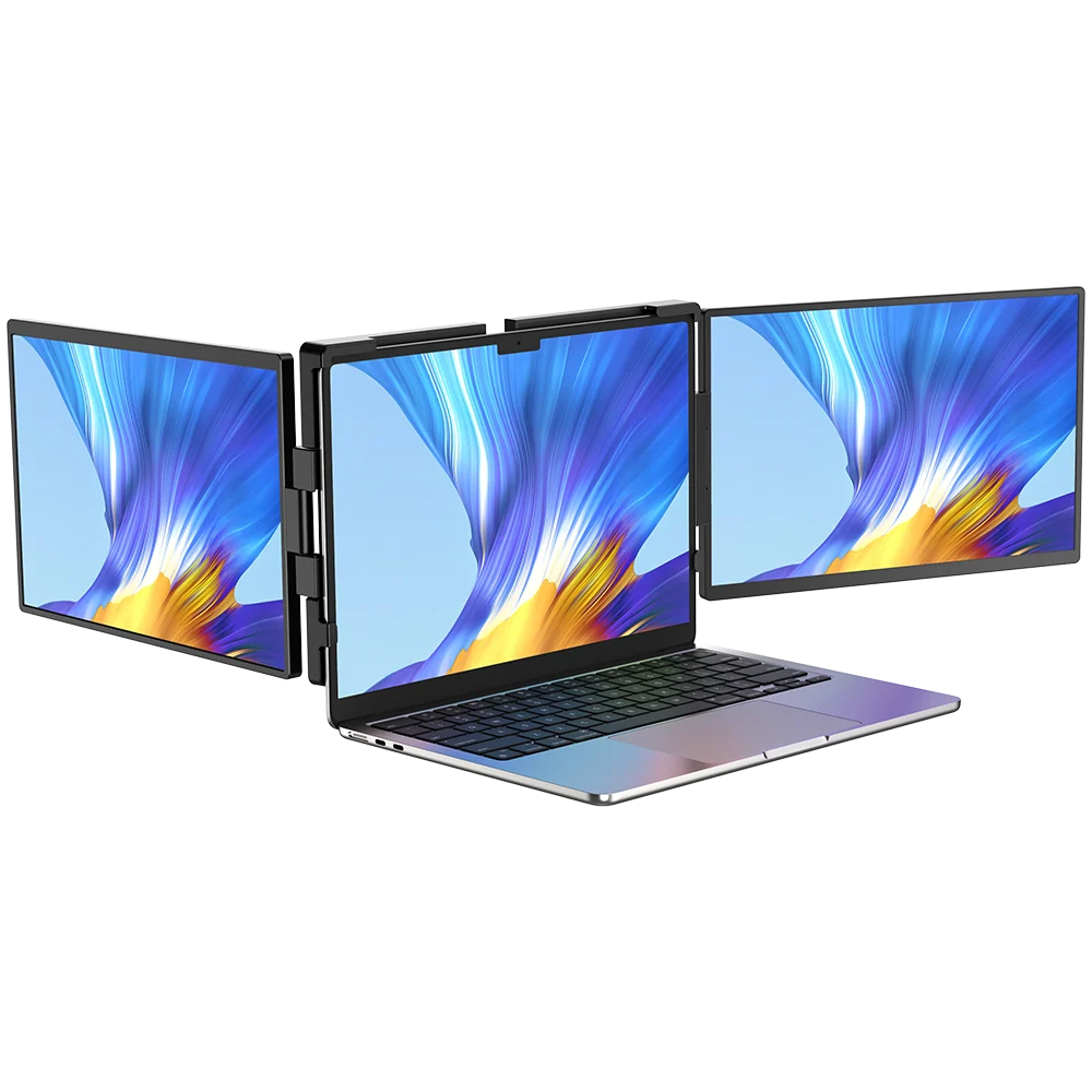 UPERFECT Laptop Screen Extender, 14'' Wireless Triple Portable Monitor - Monitor -Uperfect - Zenox