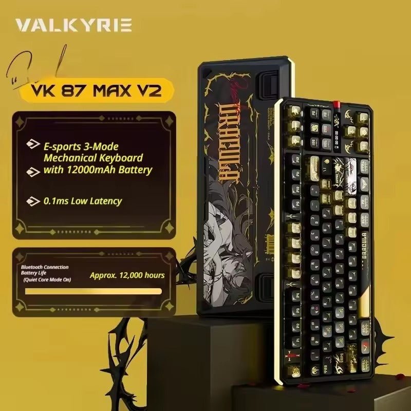 Valkyrie - VK87 V2 Wireless Keyboard - Keyboard -Aula - Zenox