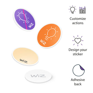 WiZ NFC tag 4 pieces - Smart Light Accessory - WiZ - Zenox