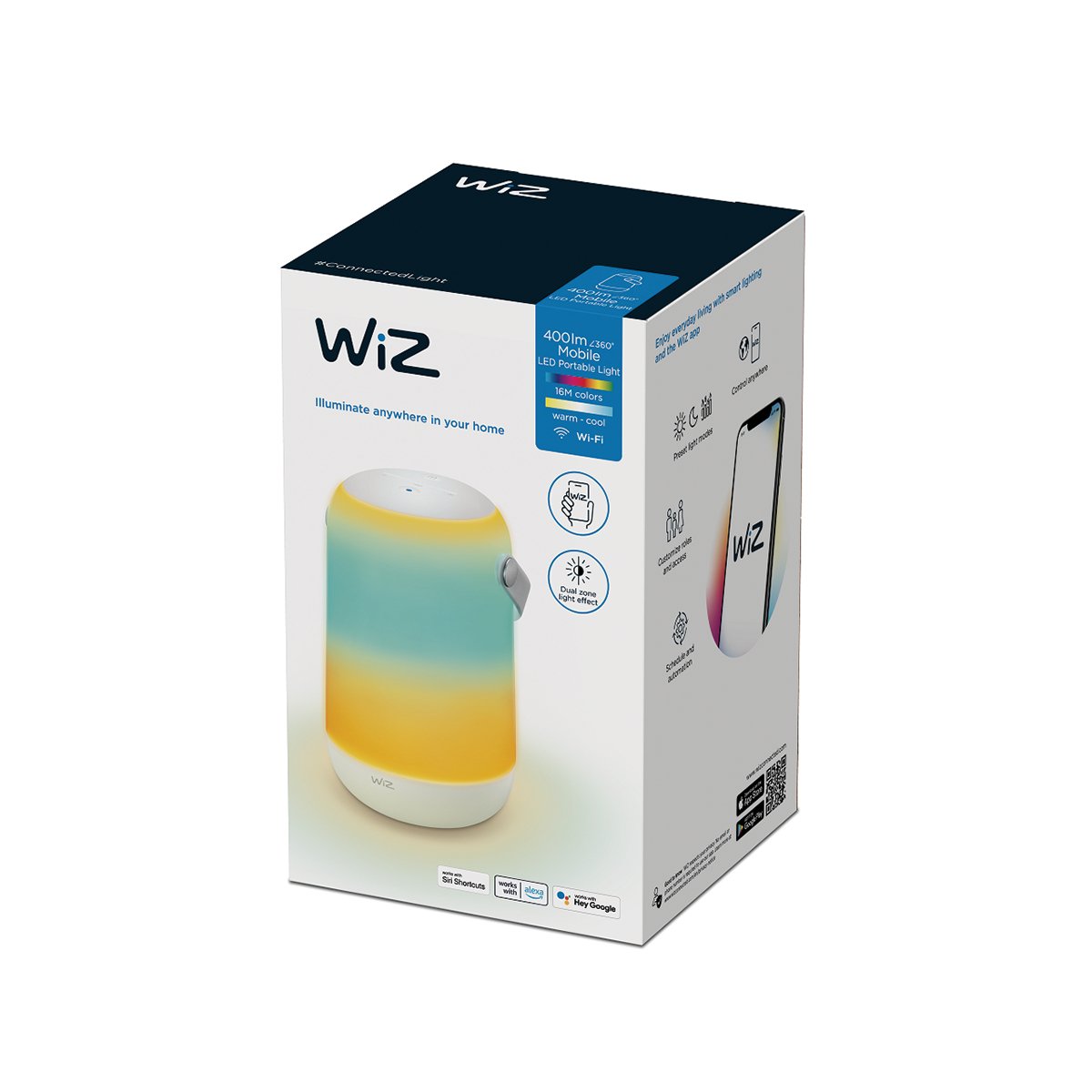 WiZ Wi-Fi Mobile Portable Light WiZ - Zenox Hong Kong