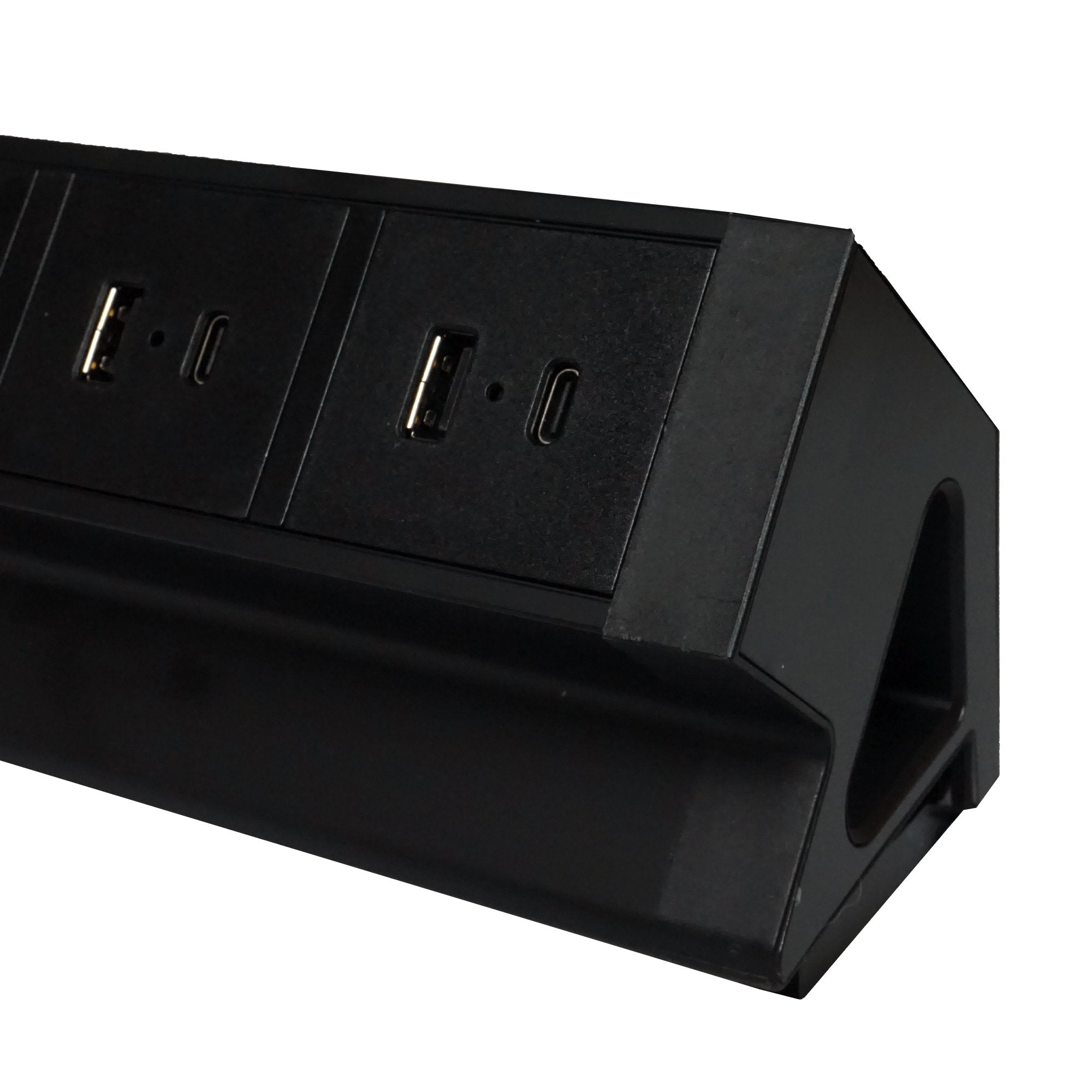 Zenox Desk Mount Power Strip v2 (30W USB - A+C x 2) - Mounted Power Strip - Zenox - Zenox