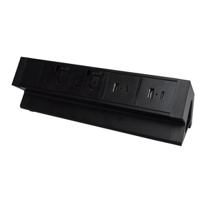 Zenox Desk Mount Power Strip v2 (30W USB - A+C x 2) - Mounted Power Strip - Zenox - Zenox