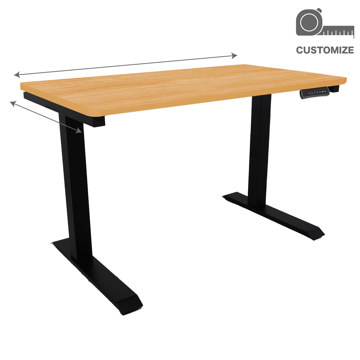 Zenox Ergonomics - Custom Size Office Desk (120 cm to 200 cm) - Office Desk - Zenox - Zenox