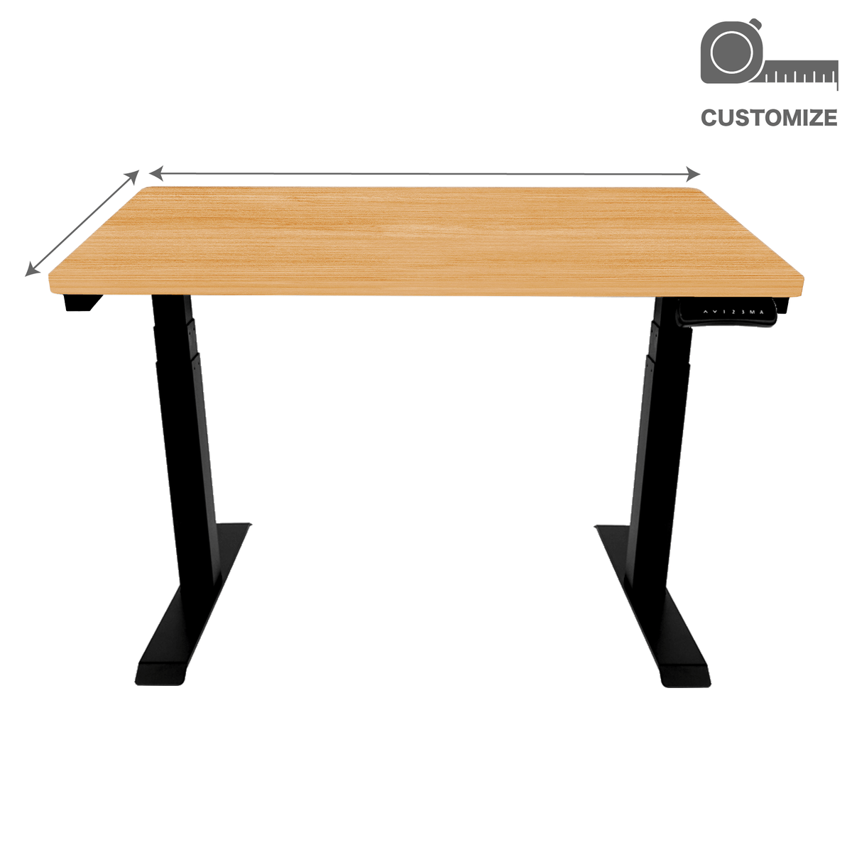Zenox Ergonomics - Custom Size Office Desk (120 cm to 200 cm) - Office Desk - Zenox - Zenox
