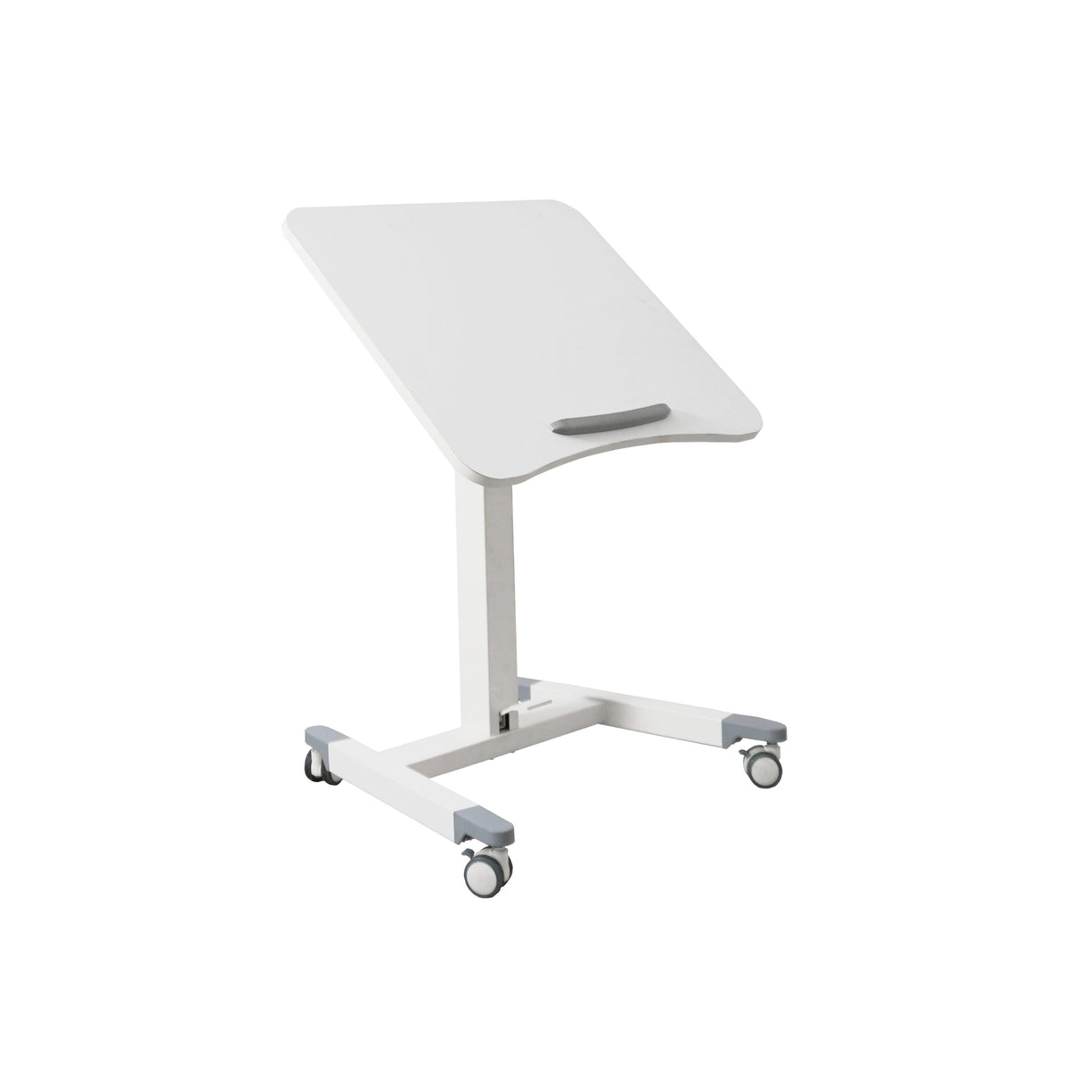 Zenox Ergonomics - Rover Mobile Standing Desk (White) - Office Desk - Zenox - Zenox