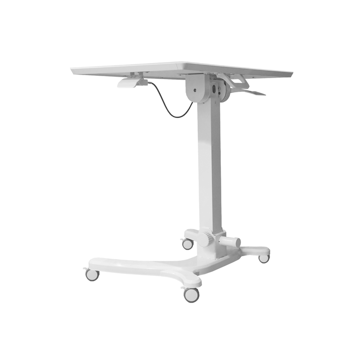 Zenox Ergonomics - Rover Pro Mobile Standing Desk (White) - Office Desk - Zenox - Zenox