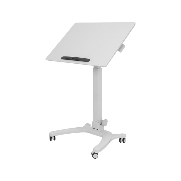 Zenox Ergonomics - Rover Pro Mobile Standing Desk (White) - Office Desk - Zenox - Zenox