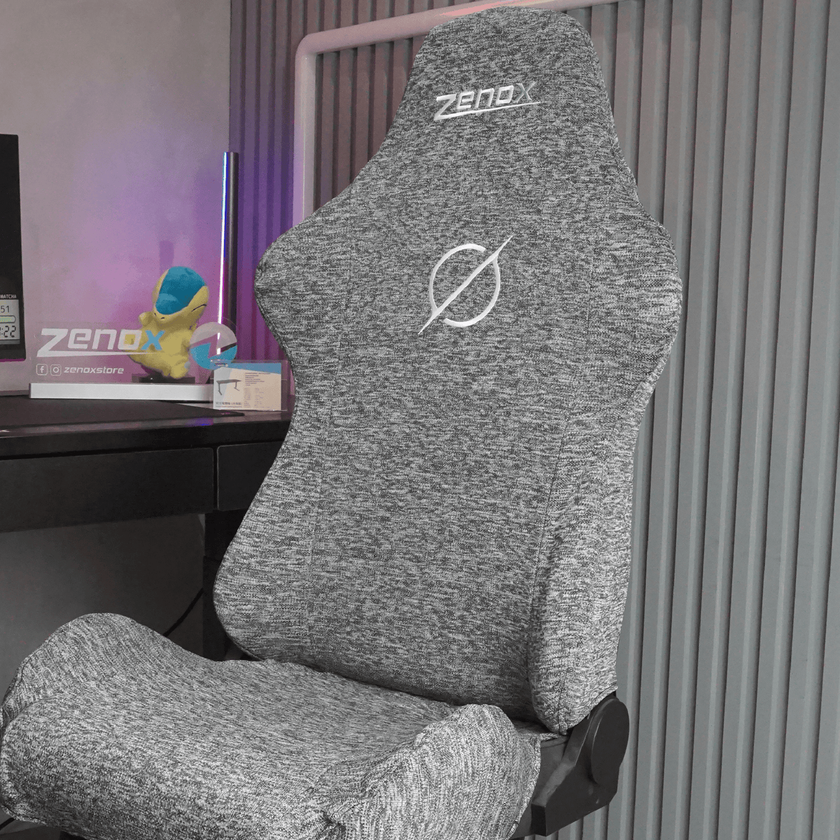 Zenox Fabric Cover for Mercury Gaming Chair (Grey) - Chair Fabric Cover -Zenox - Zenox