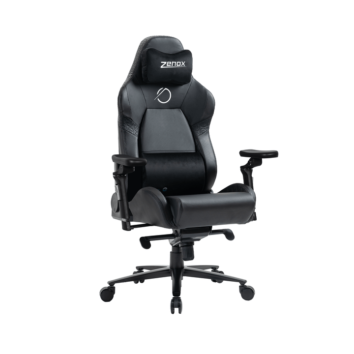 Zenox Jupiter Mk - 2 Gaming Chair (Leather/Carbon) - Gaming Chair - Zenox - Zenox