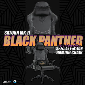 Zenox Marvel Black Panther Limited Edition - Zenox Saturn Mk - 2 Gaming Chair - Gaming Chair - Zenox - Zenox