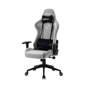 Zenox Mercury Mk - 2 Gaming Chair (Fabric/Light Grey) - Gaming Chair - Zenox - Zenox