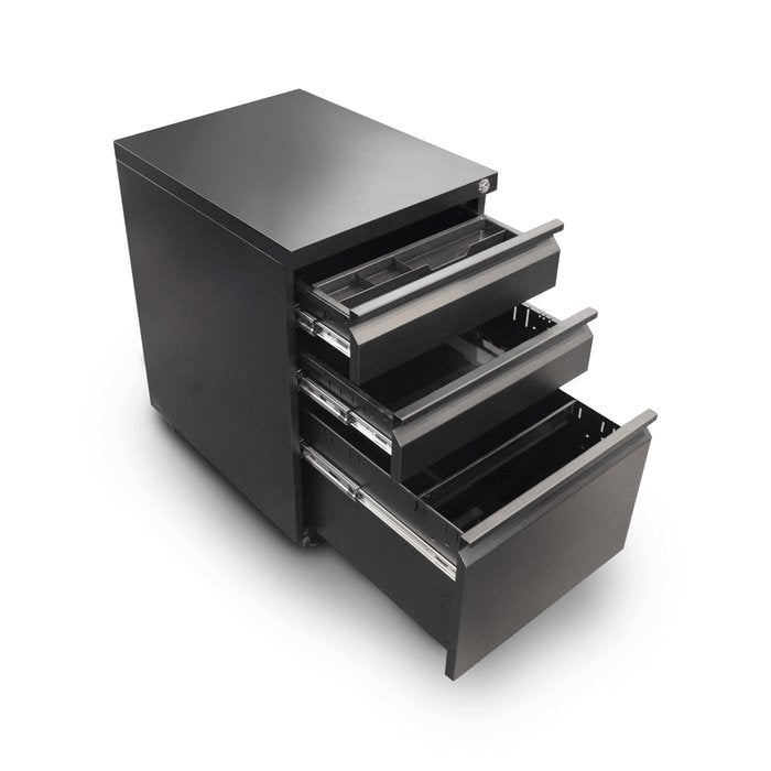 Zenox Mobile 3 - Drawer Cabinet (Black) - Drawer Cabinet - Zenox - Zenox