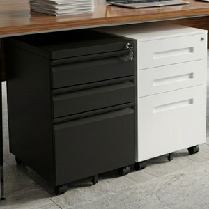 Zenox Mobile 3-Drawer Cabinet (White) - Drawer Cabinet -Zenox - Zenox