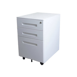 Zenox Mobile 3 - Drawer Cabinet (White) - Drawer Cabinet - Zenox - Zenox
