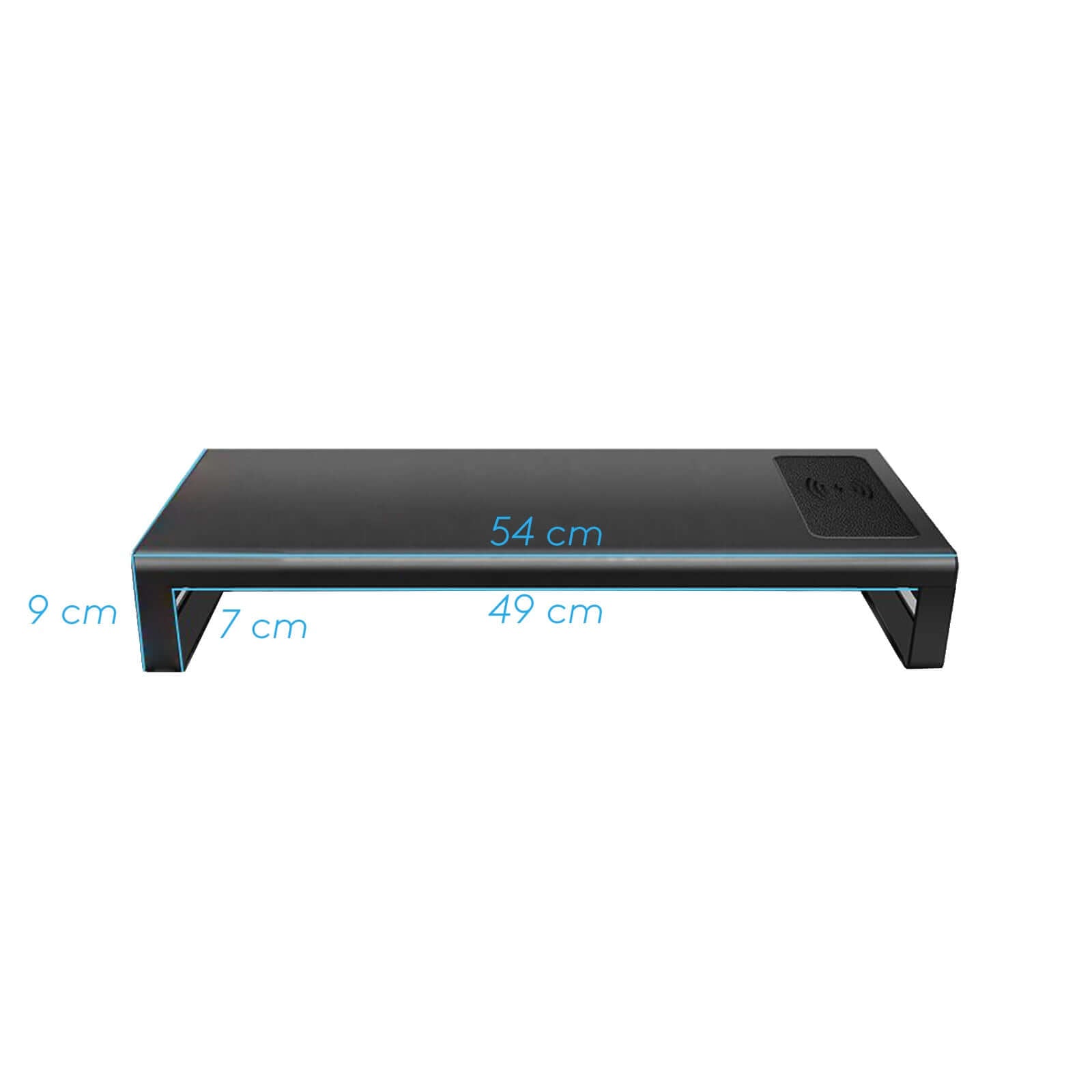 Zenox Monitor Riser Pro (4 USB 3.0 Hub with Max 15W Wireless Charging) - Monitor Riser - Zenox - Zenox