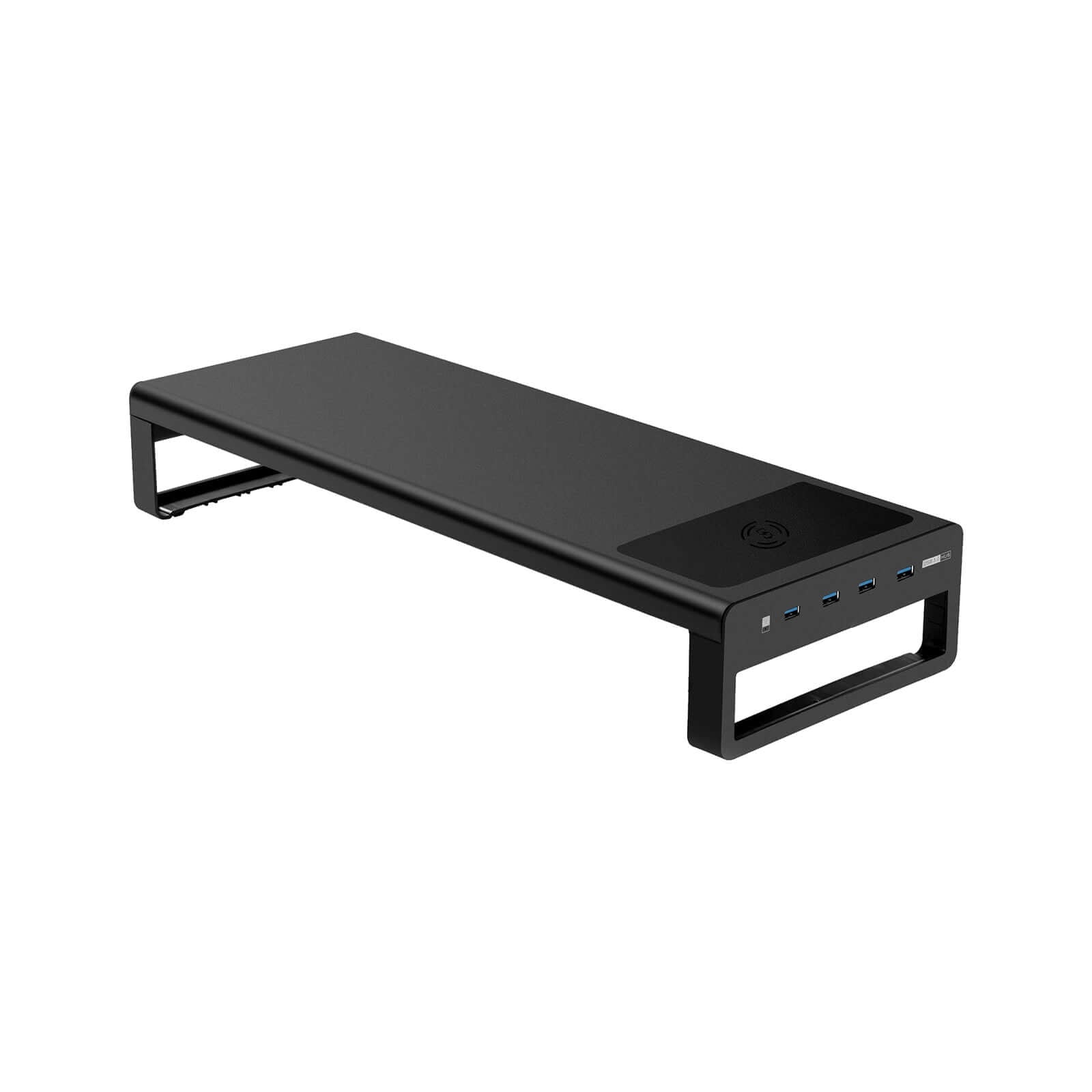 Zenox Monitor Riser Pro (4 USB 3.0 Hub with Max 15W Wireless Charging) - Monitor Riser - Zenox - Zenox