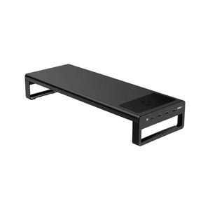 Zenox Monitor Riser Pro (4 USB 3.0 Hub with Max 15W Wireless Charging) - Monitor Riser - Zenox - Zenox