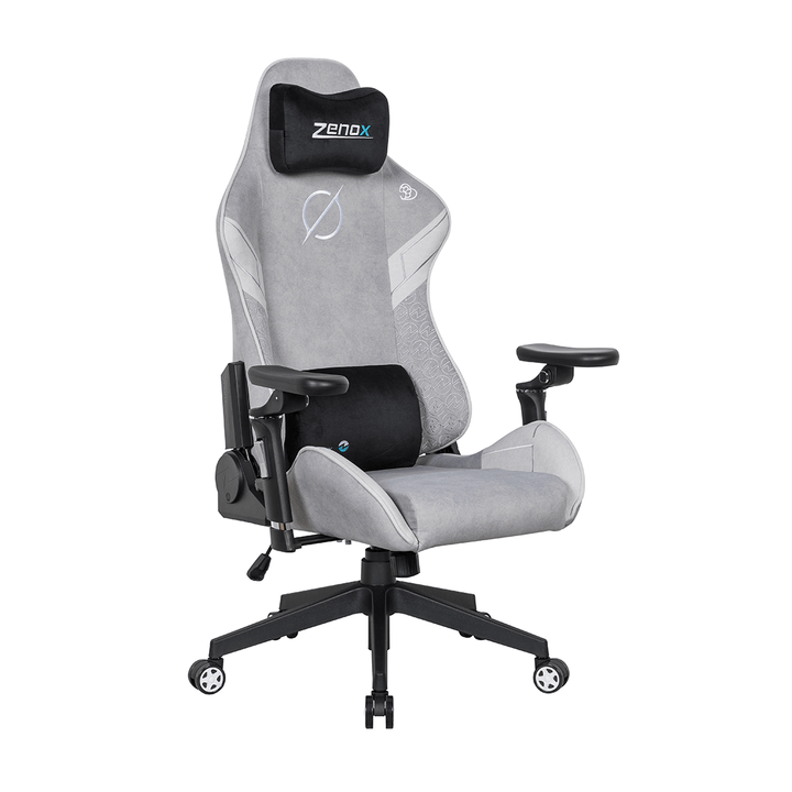 Zenox Saturn Mk-2 Gaming Chair (Davis Fabrics/ Arctic Hare Grey Zenox Saturn Mk-2 Gaming Chair (Davis Fabrics/ Arctic Hare Grey