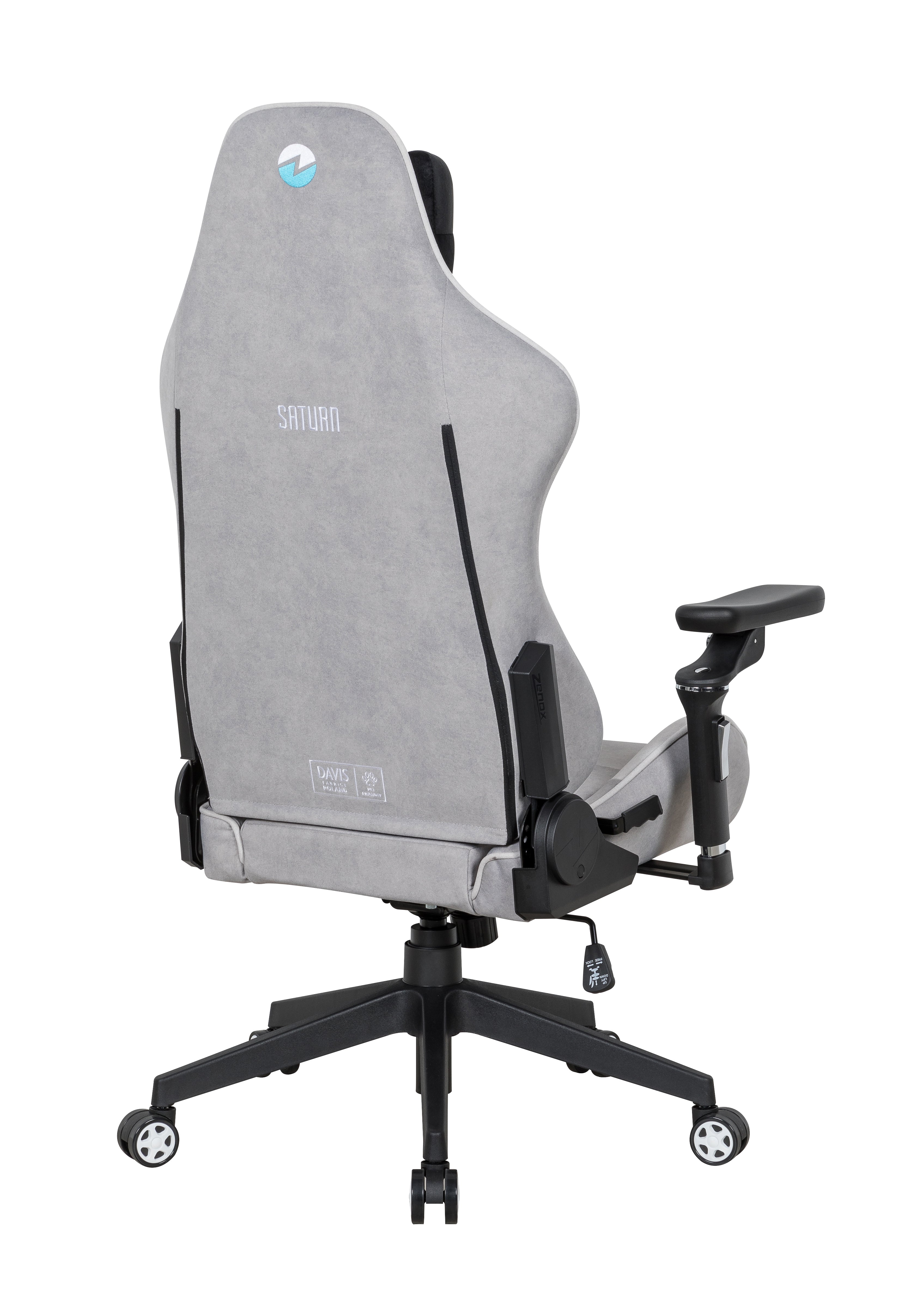 Zenox Saturn Mk-2 Gaming Chair (Davis Fabrics/ Arctic Hare Grey