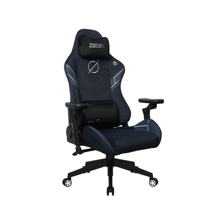 Zenox Saturn Mk - 2 Gaming Chair (Davis Fabrics/ Whale Blue) - Gaming Chair - Zenox - Zenox