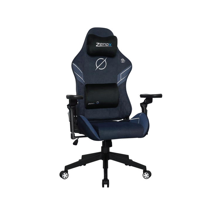 Zenox Saturn Mk - 2 Gaming Chair (Davis Fabrics/ Whale Blue) - Gaming Chair - Zenox - Zenox