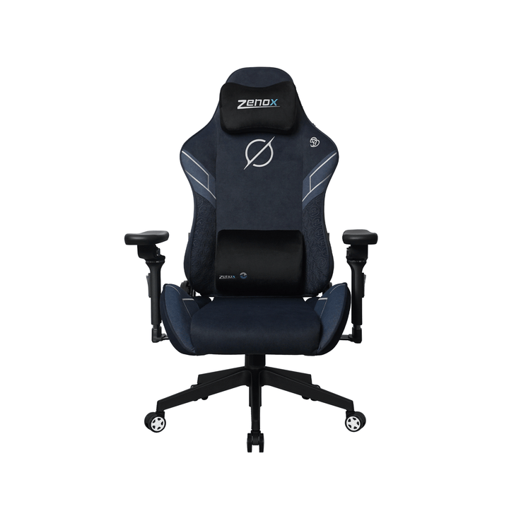 Zenox Saturn Mk - 2 Gaming Chair (Davis Fabrics/ Whale Blue) - Gaming Chair - Zenox - Zenox