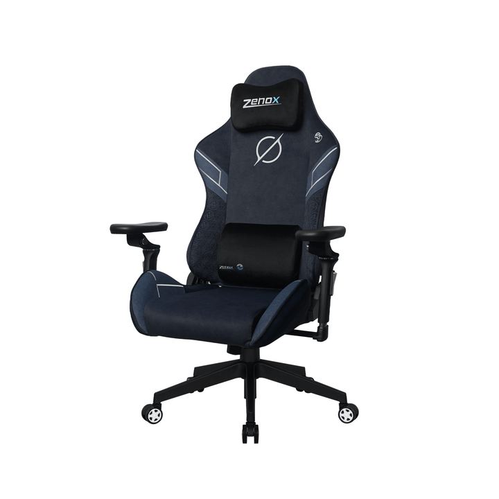 Zenox Saturn Mk - 2 Gaming Chair (Davis Fabrics/ Whale Blue) - Gaming Chair - Zenox - Zenox