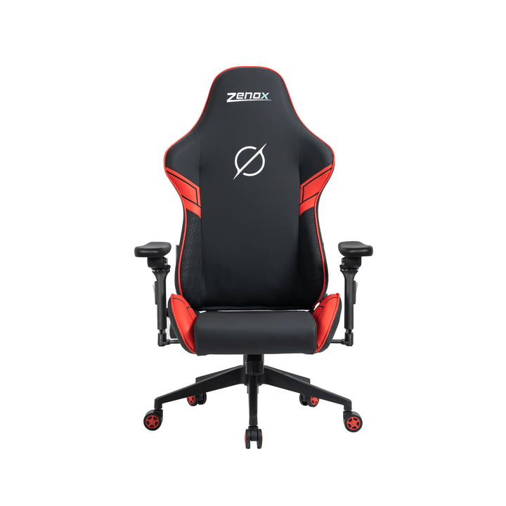 Zenox Saturn Mk - 2 Gaming Chair (Leather/Red) - Gaming Chair - Zenox - Zenox