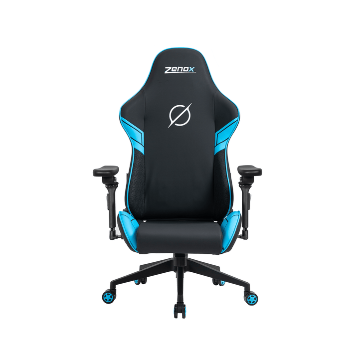 Zenox Saturn Mk - 2 Gaming Chair (Leather/Sky Blue) - Gaming Chair - Zenox - Zenox