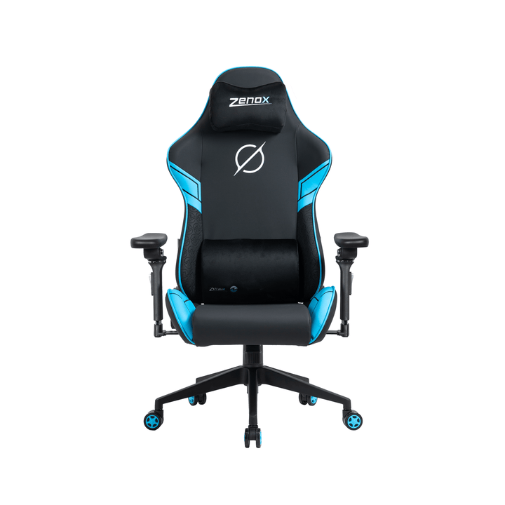 Zenox Saturn Mk - 2 Gaming Chair (Leather/Sky Blue) - Gaming Chair - Zenox - Zenox