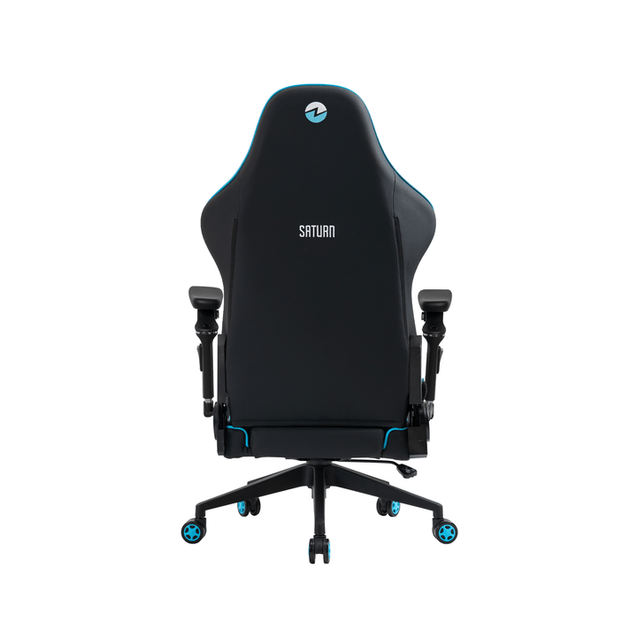 Zenox Saturn Mk - 2 Gaming Chair (Leather/Sky Blue) - Gaming Chair - Zenox - Zenox