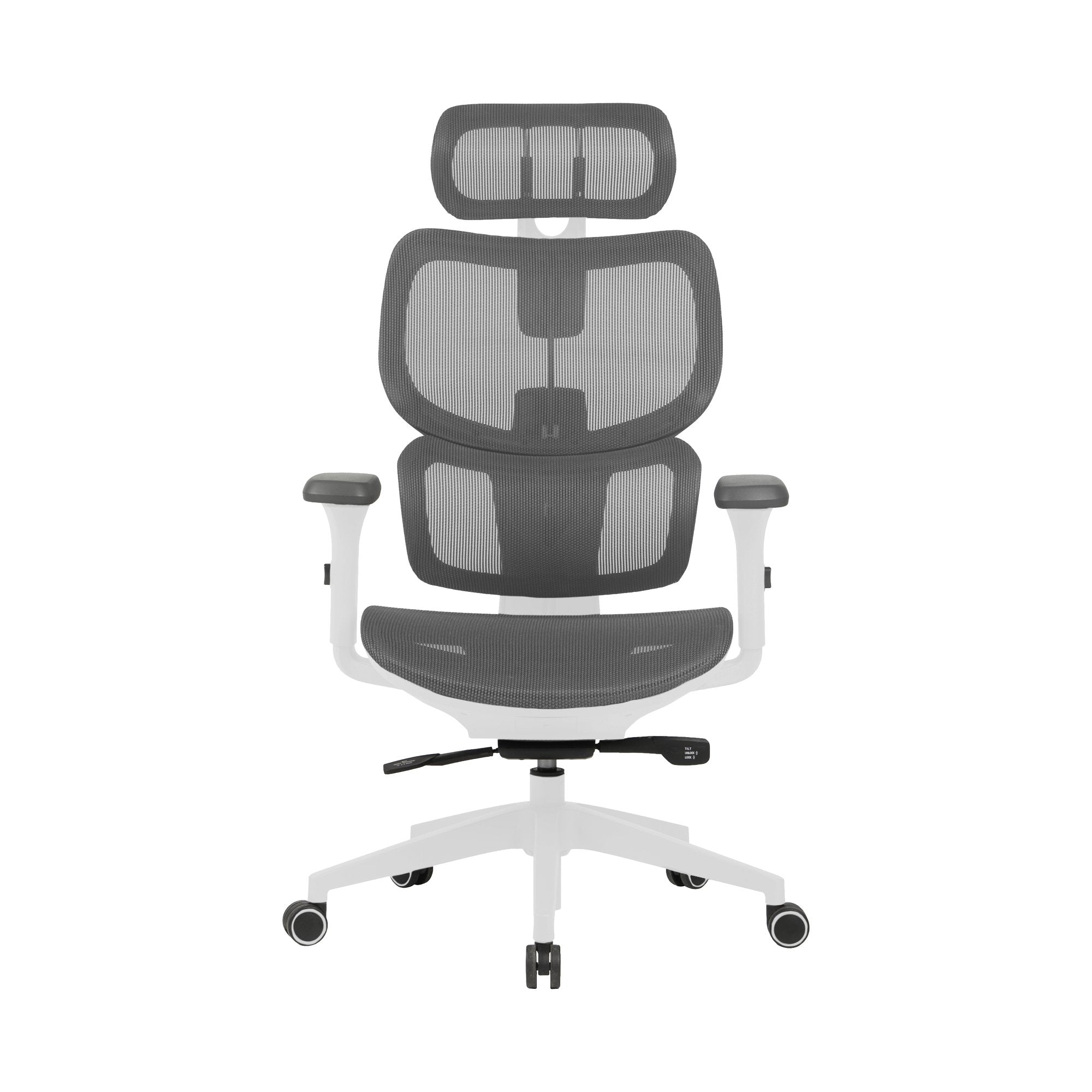 Zenox Shiho Ergonomic Office Chair (Grey) - Office Chair - Zenox - Zenox