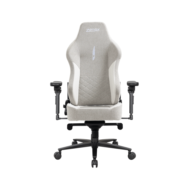 Zenox Spectre Mk - 2 Gaming Chair (Fabric/Light Grey) - Gaming Chair - Zenox - Zenox