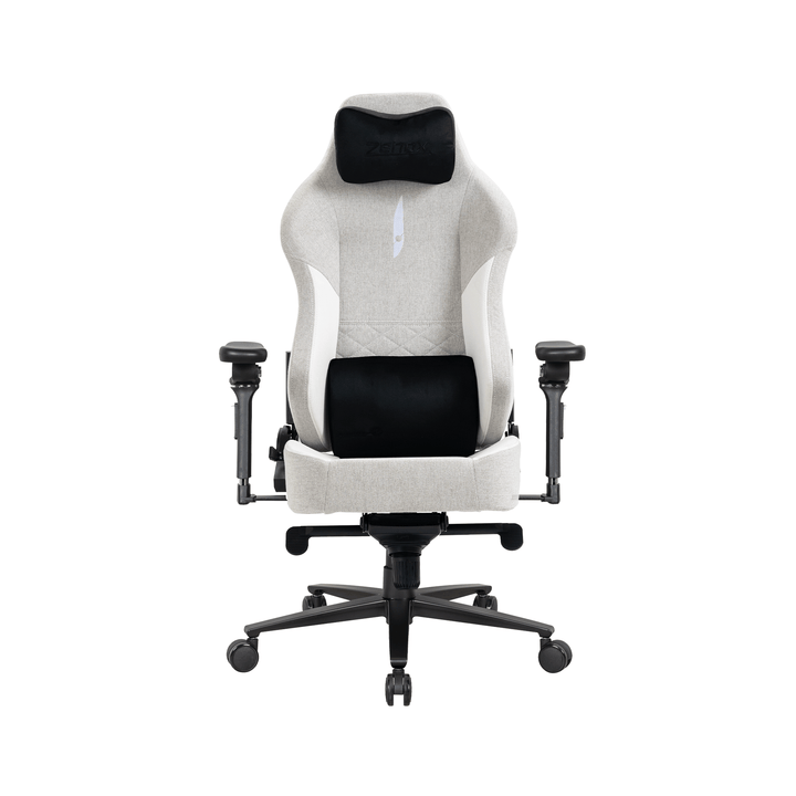 Zenox Spectre Mk - 2 Gaming Chair (Fabric/Light Grey) - Gaming Chair - Zenox - Zenox