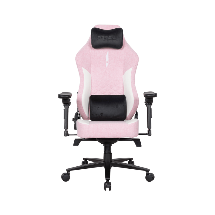 Zenox Spectre Mk - 2 Gaming Chair (Fabric/Pink) - Gaming Chair - Zenox - Zenox