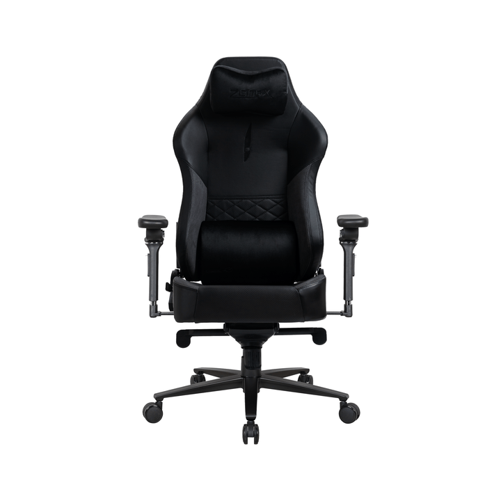 Zenox Spectre Mk - 2 Gaming Chair (Leather/Charcoal) - Gaming Chair - Zenox - Zenox