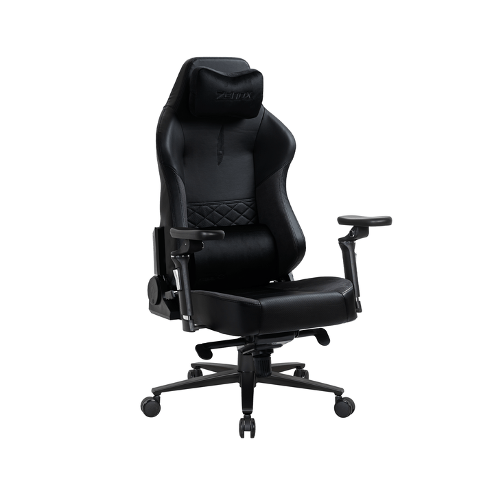 Zenox Spectre Mk - 2 Gaming Chair (Leather/Charcoal) - Gaming Chair - Zenox - Zenox