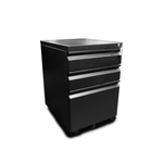 Zenox Mobile 3-Drawer Cabinet (Black)