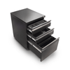Zenox Mobile 3-Drawer Cabinet (Black)